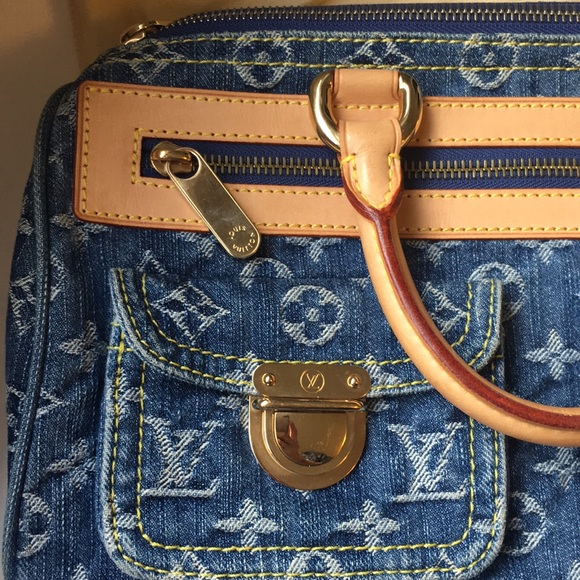 Authentic Louis Vuitton denim speedy - Picture 8 of 8